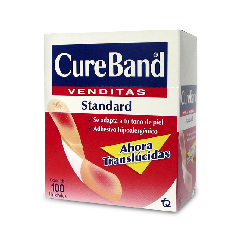 Curita / Vendita Translúcidas CureBand x unid