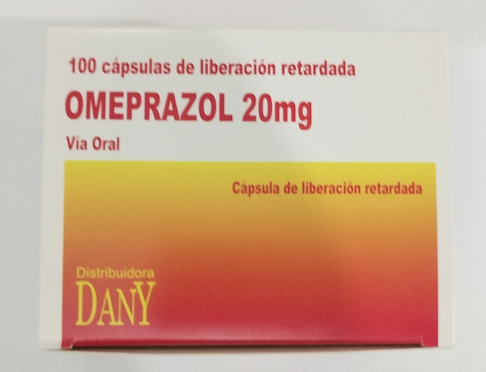 Omeprazol 20mg via oral