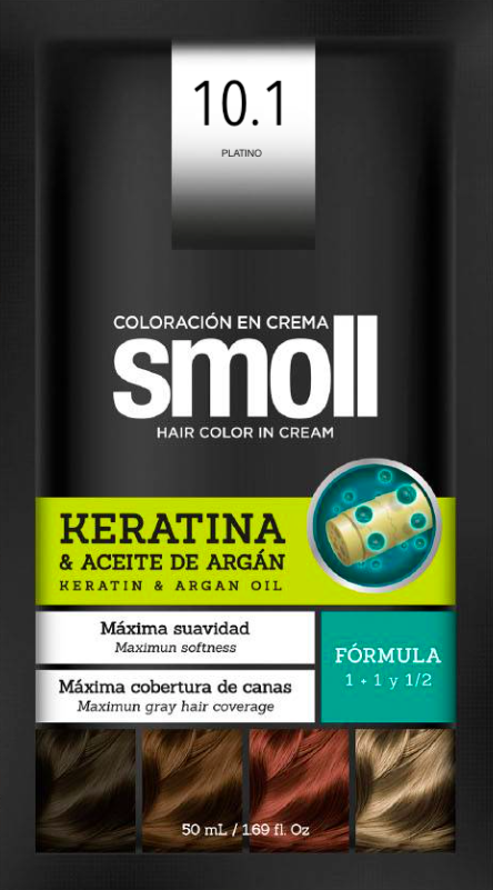 Coloración en Crema SMOLL 10.1 Platino 50mL