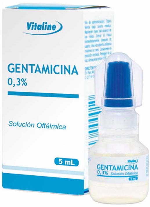 Gentamicina 0.3% sol oftalm 5mL
