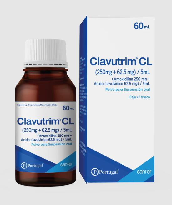 CLAVUTRIM CL (250mg + 62.5mg) / 60ml