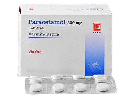 Paracetamol 500 mg x unidad - FARMINDUSTRIA